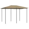 vidaXL Gazebo 3x4x2,6 m 160 g/m&sup2; cinzento-acastanhado