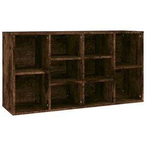 vidaXL Banco sapateira 103x30x55cm derivados madeira carvalho fumado