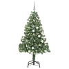 vidaXL &Aacute;rvore de Natal com 300 LEDs com suporte Verde 180 cm PVC