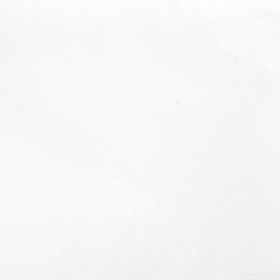 vidaXL Colchão de molas ensacadas 80x200x20 cm couro artificial branco