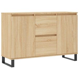 vidaXL Aparador 101,5x35x70 cm derivados de madeira carvalho sonoma