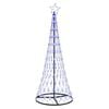 vidaXL &Aacute;rvore de Natal LED Azul 184,5 cm Metal