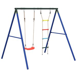 vidaXL Conjunto de baloi&ccedil;o para exterior com um baloi&ccedil;o e escada