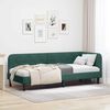 vidaXL Estrutura de Cama de Canto Verde Escuro 80 x 200 cm Veludo