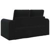 vidaXL Sof&aacute;-Cama 60cm Preto Veludo