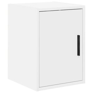 vidaXL Arm&aacute;rio de parede da garagem branco madeira engenheirada