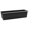vidaXL Caixas de Flores para Paletes Euro 12 pcs Preto