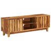 vidaXL Móvel TV madeira acácia maciça 118x30x40 cm