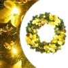vidaXL Guirlanda de Natal com luzes LED verdes, 60 cm, em PVC