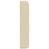 vidaXL Orelha de Cabeceira Creme 80 x 16 x 4 cm PVC