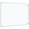 vidaXL Painel anti-salpicos cozinha 70x50 cm vidro temp. transparente