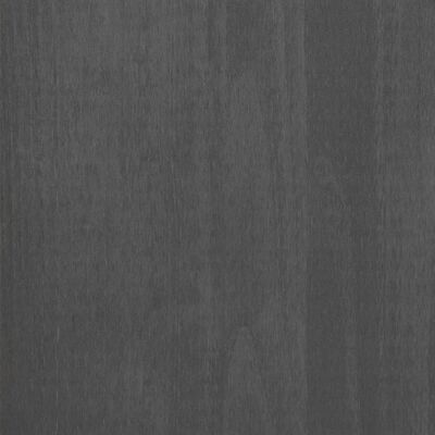 vidaXL Secretária HAMAR 110x40x75 cm pinho maciço cinza-escuro
