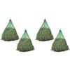 vidaXL Redes para feno arredondadas PP 4 pcs 1x1 m