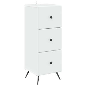 vidaXL Gabinete de Gavetas Branco 33 x 34,5 x 90 cm