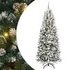 vidaXL &Aacute;rvore de Natal Artificial Branco 210 cm