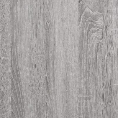 vidaXL Mesa consola 75x22,5x75 cm derivados de madeira cinzento sonoma