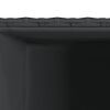 vidaXL Vaso/floreira de jardim 2 pcs 40x40x80 cm vime PE preto