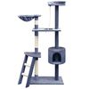 vidaXL &Aacute;rvore p/ gatos c/ postes arranhadores sisal 150 cm azul escuro