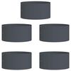 vidaXL Anel de Vaso 5 pcs Antracite 40 x 40 x 20 cm