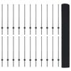 vidaXL Cerca com Poste Cinzeto 1 x 50 m A&ccedil;o e PVC