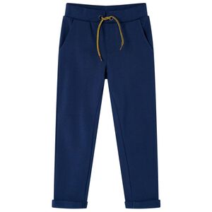 Cal&ccedil;as de crian&ccedil;a com cord&atilde;o azul-marinho 92