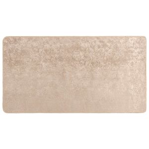 vidaXL Passadeira MARSA Bege 80 x 150 cm Poli&eacute;ster e PVC