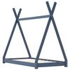 vidaXL Estrutura de cama para crianças 90x200 cm pinho maciço cinzento