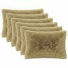 vidaXL Almofada HEERLEN 2 unid. Cinzento-claro Fleece PV