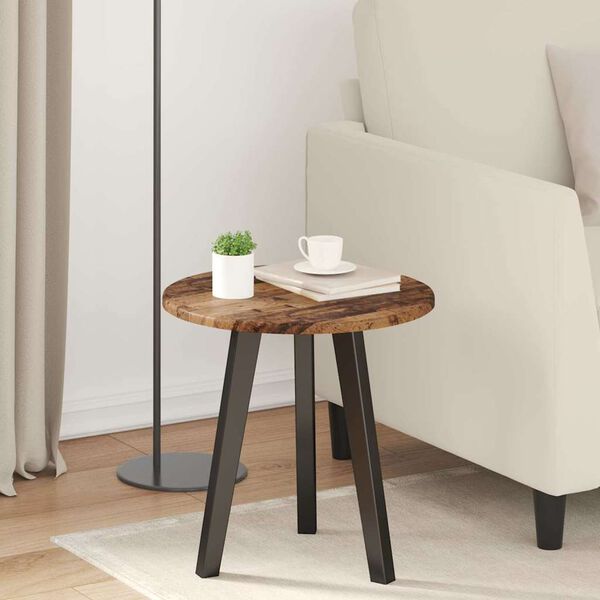 vidaXL Tampo de Mesa Madeira antiga 40 x 40 x 1,5 cm