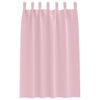 vidaXL Cortinas Blackout com Argolas 2 pcs Rosa beb&eacute; 175 x 140 cm