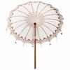 vidaXL Parasol Balin&ecirc;s Creme 215 x 215 x 260 cm