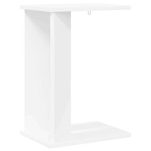 vidaXL Mesa de apoio Branco 35 x 25 x 50 cm Derivados de Madeira