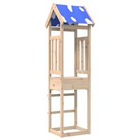 vidaXL Torre de brincar 52,5x46,5x208 cm madeira de pinho maciça
