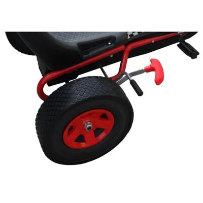 Kart com pedal vermelho