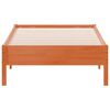 vidaXL Cama sem colch&atilde;o 90x190 cm madeira de pinho maci&ccedil;a castanho-mel