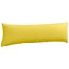 vidaXL Travesseiros de Sofá 2 pcs Amarelo Claro 145 x 40 cm tecido