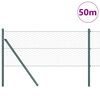 vidaXL Poste de Cerca Verde 50 x 0,6 m (malha de 36 mm) A&ccedil;o e PVC