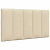 vidaXL Almofad&atilde;o de cabeceira Hanko 90 cm tecido creme