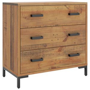 vidaXL C&oacute;moda 75x35x70 cm pinho maci&ccedil;o