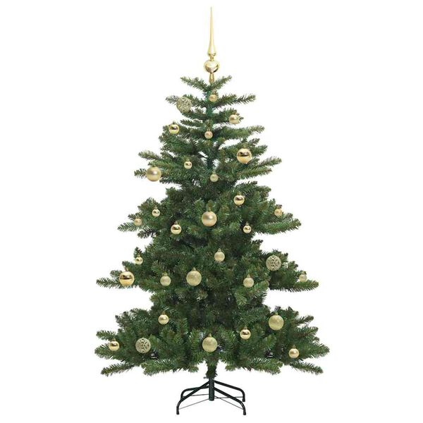 vidaXL &Aacute;rvore de Natal Articulada Artificial Verde 150 cm PVC e A&ccedil;o