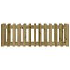 vidaXL Canteiro elevado c/ design cerca 150x50x50 cm pinho impregnado