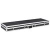 vidaXL Estojo para arma 118x38x12 cm alum&iacute;nio preto