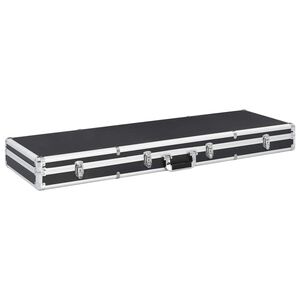 vidaXL Estojo para arma 118x38x12 cm alum&iacute;nio preto