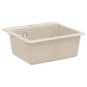 vidaXL Pia Bege 470 x 440 mm Granito