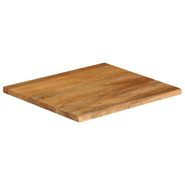 vidaXL Tampo de mesa c/ borda viva 60x60x3,8 cm mangueira maci&ccedil;a