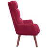 vidaXL poltrona Vinho Vermelho 69 x 74 x 93 cm Veludo