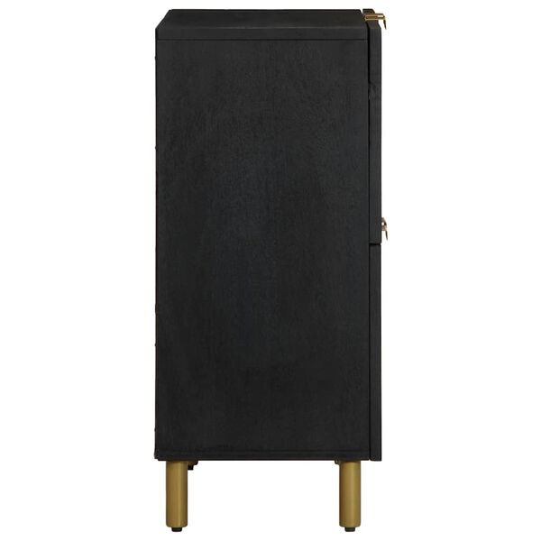 vidaXL Aparador 60x33x75 cm derivados de madeira preto