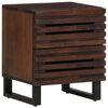 vidaXL Mesa de cabeceira 40x34x46 cm madeira de mangueira maci&ccedil;a