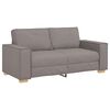 vidaXL Sof&aacute; de 2 lugares em tecido bege 180x78x84 cm