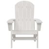 vidaXL Cadeira Adirondack Branco 82 x 74 x 92 cm HDPE